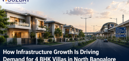 How Infrastructure Growth Is Driving Demand for 4 BHK Villas in North Bangalore