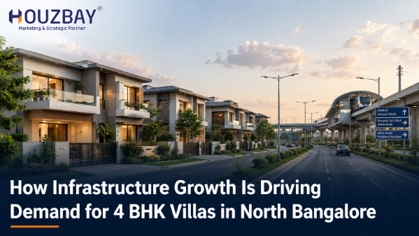 How Infrastructure Growth Is Driving Demand for 4 BHK Villas in North Bangalore